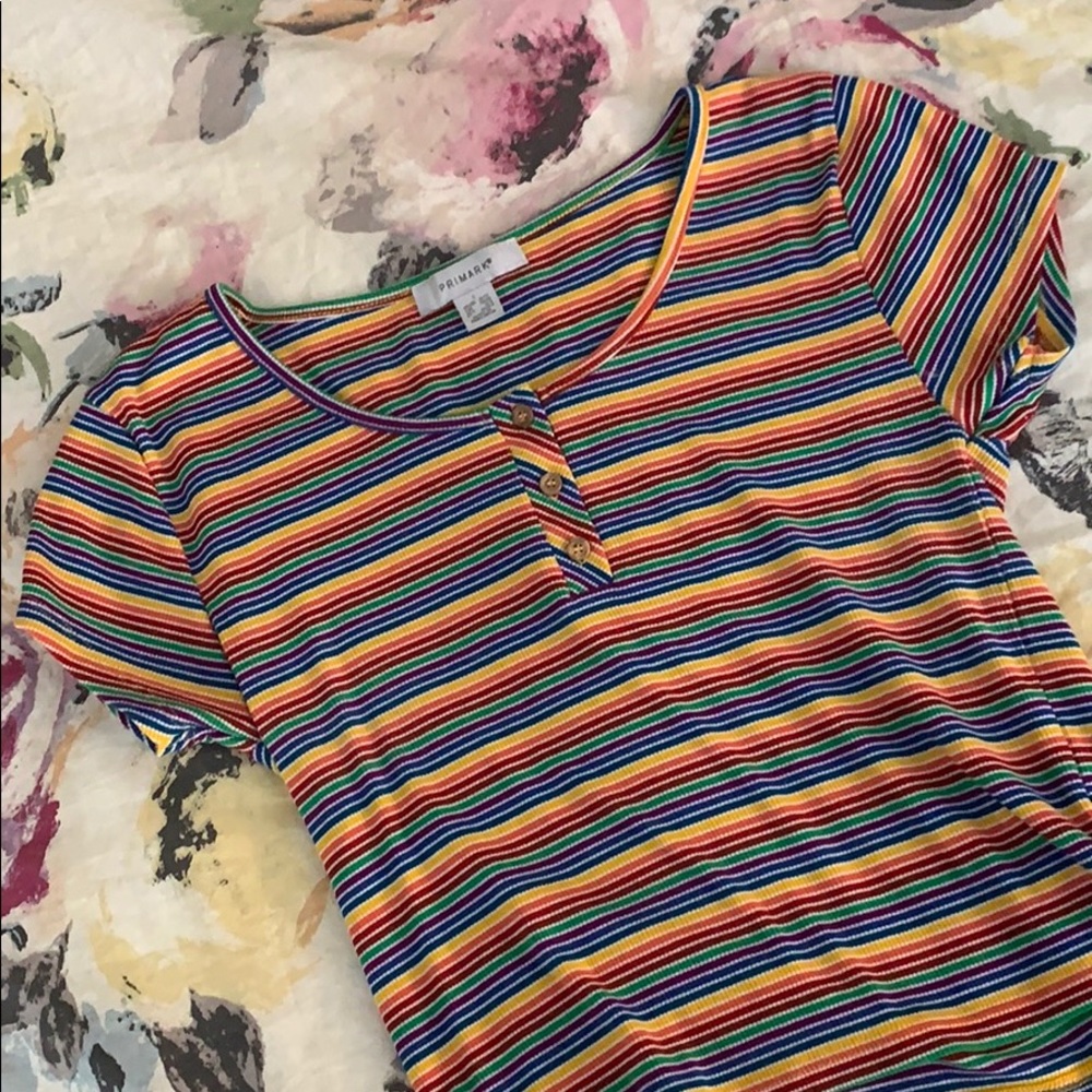 Multicolored Crop Top